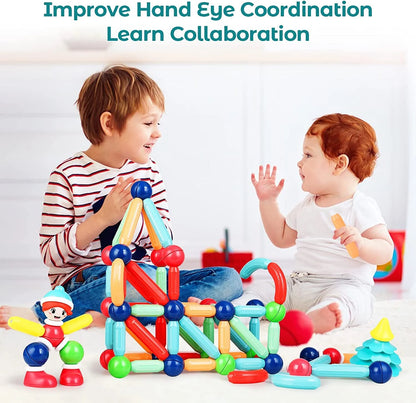 Magnetic Sticks™ Cognitive Enhancement Building Blocks For Kids