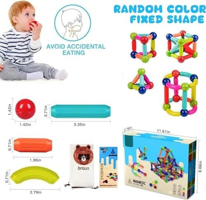 Magnetic Sticks™ Cognitive Enhancement Building Blocks For Kids