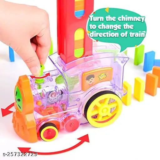 Domino Train Toy Set with Sounds & Lights