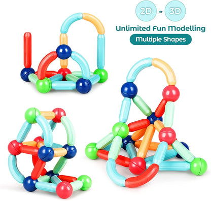 Magnetic Sticks™ Cognitive Enhancement Building Blocks For Kids